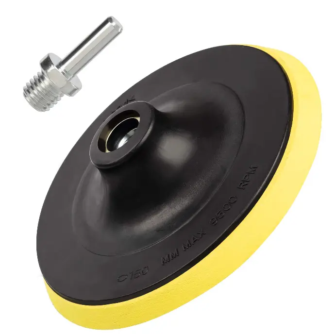 [749173561092] ROTARY BACKER PAD 6" HOOK AND LOOP - MP658HL