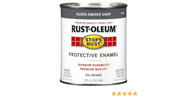 [020066778651] RUST OLEUM SMOKE GRAY - QT
