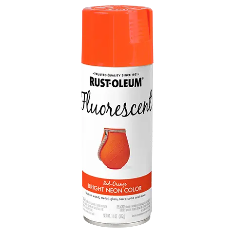 [020066195489] RUST- OLEUM FLURESENT ORANGE SPRAY