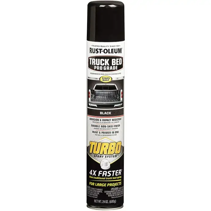 [020066429959] RUSTOLEUM AUTO COATING TRUCK BED COATING 24OZ TURBO BLACK - 340455