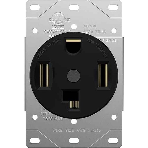 [032664191800] Range/Dryer flush outlet flush outlet cover 2168-V-Box