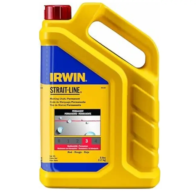 [024721500212] Red Marking Chalk 5 lb. IRWIN - 65102