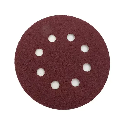 [SD2206] Red Velcro Disc With Holes 220 Grit
