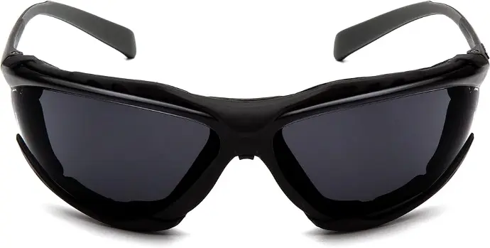 [638110015111 ] SAFETY GLASSES DARK GRAY LENS ANTI SCRATCH - GOG23