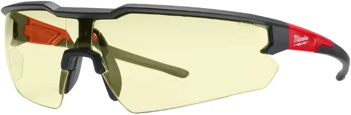 [638110015098 ] SAFETY GLASSES YELLOW LENS ANTI SCRATCH - GOG21