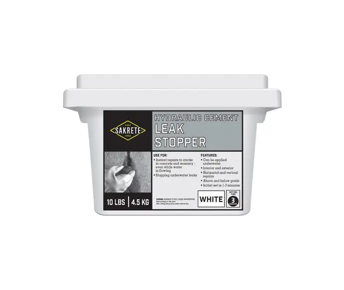 [764661176107] SAKRETE PLUG A LEAK 10LB HYDRAULIC WATER STOP - 293415