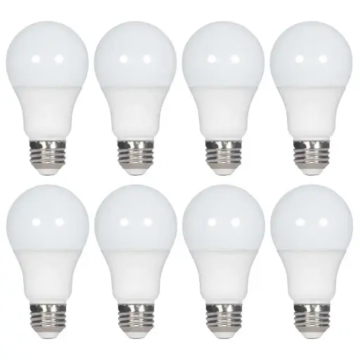 [045923114618] SATCO LED BULB 9W A19 NON-DIMMABLE 120V 5000K SINGLE D2105 - S11461