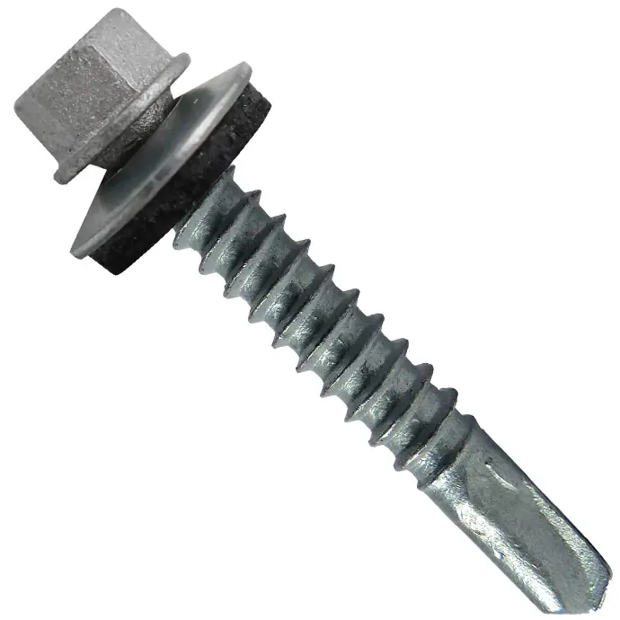 [7501206686386] SCREW S-D 14 X 1" W/WASH 100PCS