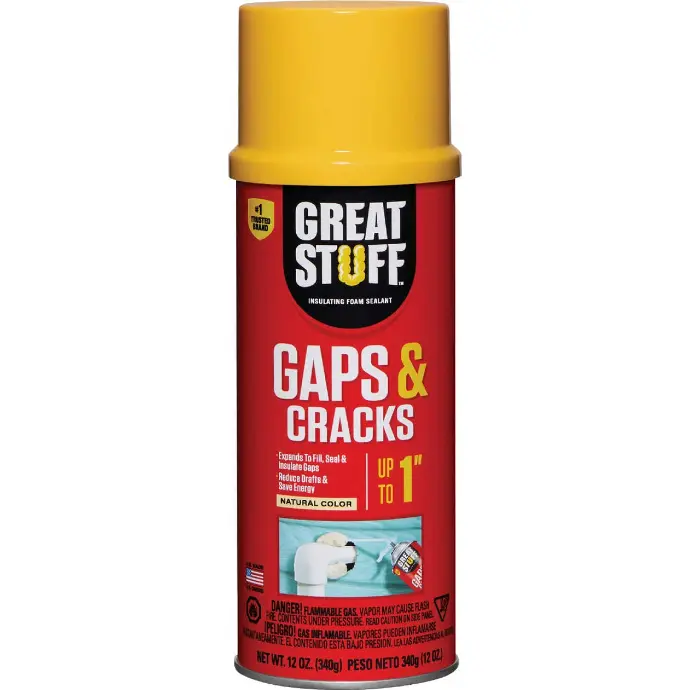 [074985001543] SEALANT FOAM 12oz GAPS & CRACKS GREAT