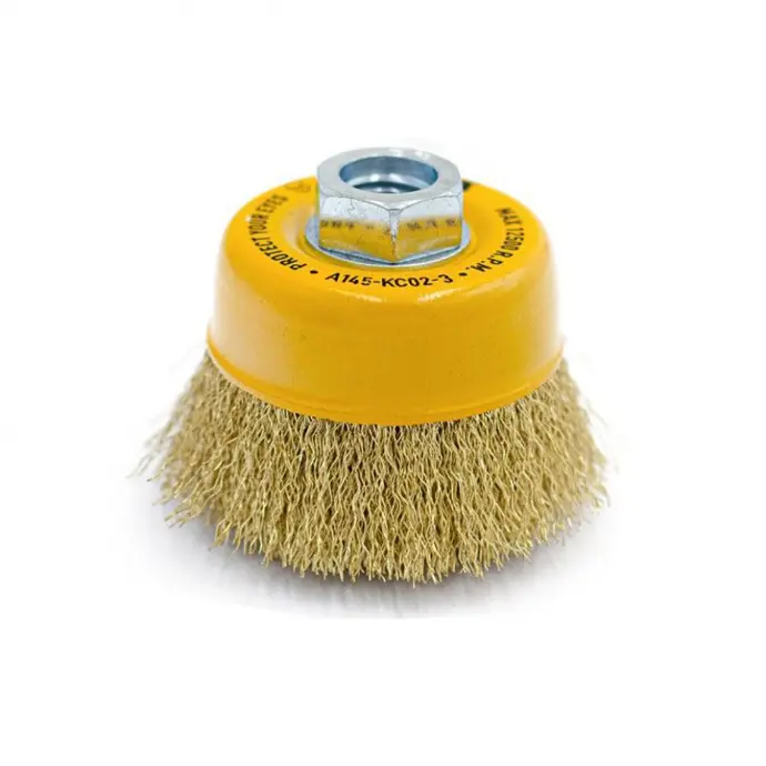 [7453038492423] SECURITY 3" WIRE CUP BRUSH A145-KCOL-3