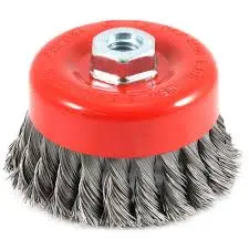 [7453010077624] SECURITY 4" WIRE CUP BRUSH A145-KCOL-4