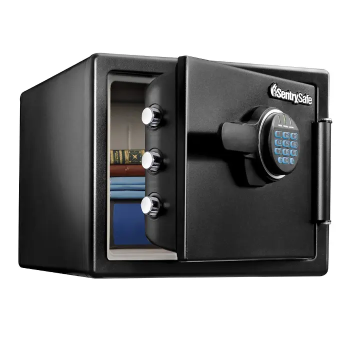 [SFW140DSB ] SENTRY INDUSTRIES INC FIRE SAFE 0.8CU FT COMBINATION WITH KEY 16 -3/8 X 19 -3/8 X 13 - 3/4 BLACK..