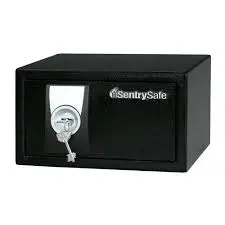 [X031L264902671F] SENTRY SAFE 11-7/16" X 10-3/8" X 6-9/16" SECURITY SAFE, BLACK - X031