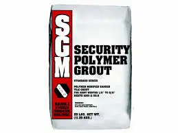 [68126] SGM SANDED WHITE GROUT - 25 LB