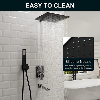 [7453038469319] SHOWER HEAD W/ SQUARETUBE 12PCS/BOX A145- D8603 