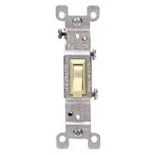 [638110033627] SIMPLE SWITCH IVORY 15A/120V - BREL0002