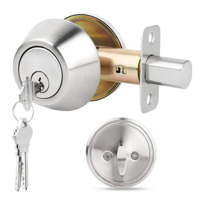 [638110004238] SINGLE CYLINDER DEAD BOLT AB - BRAB01