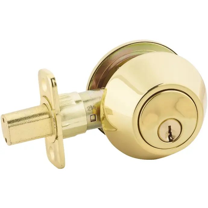[044321727482] SINGLE CYLINDER DEADBOLT PB