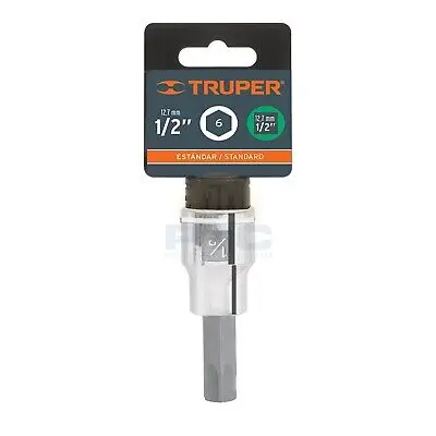 [7501206615010] SOCKET HEX 1/2"  1/2 DR D-1241-1/2 TR