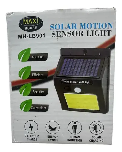 [8020010086625] SOLAR SENSOR LIGHT - MH-LB901