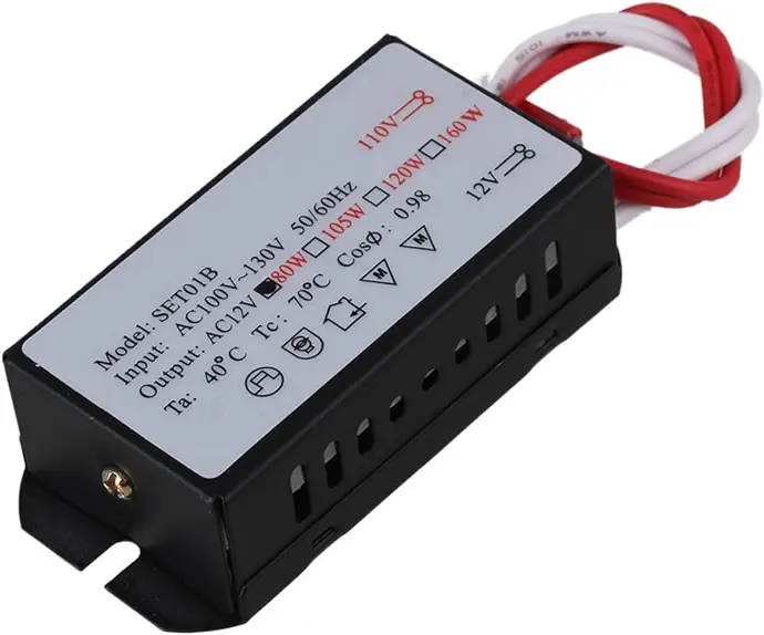 [886316004907] SPOTLIGHT TRANSFORMER 110/120V TO 12V 50W - ET-60