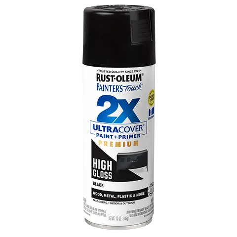 [02066187767] SPRAY PAINT 2X GLOSS BLACK
