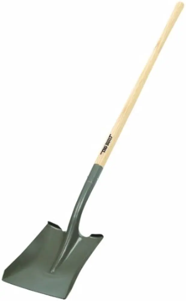 [7705059170867] SQUARE SHAPED SHOVEL LONG 1KG HEAD, WOODEN HANDLE ABRACOL - PC81L