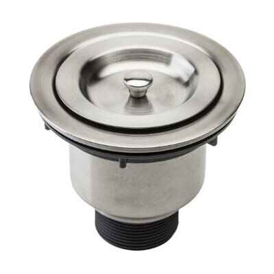 [TDS1304SST] STAINLESS STEEL KITCHEN SINK STRAINER WITH LONG THREADING AND BASKET - TDS1304-SST