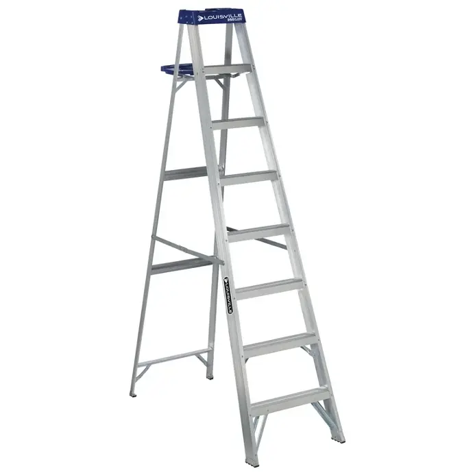 [7415602901120] STEP LADDER 8' ALUM COMME INCO -  250LB