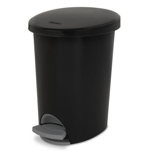 [73149108197] STERILITE STEP ON WASTE BASKET BLACK - 1081