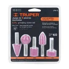 [7501206653975] STONE GRINDING 5PC GRIT 60 TRUPER