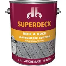 [740755310244] SUPER DECK DECK AND DOCK ELASTOMERIC COATING 3102-ADOBE BASE - TINTABLE GAL - SC0031024-16