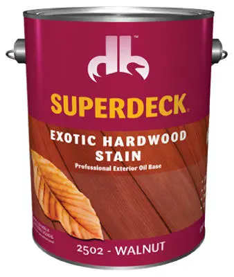 [740755250243] SUPER DECK EXOTIC HARDWOOD STAIN 3 OIL SYSTEM WITH MIX PIGMENT GAL WALNUT - DB0025024-16