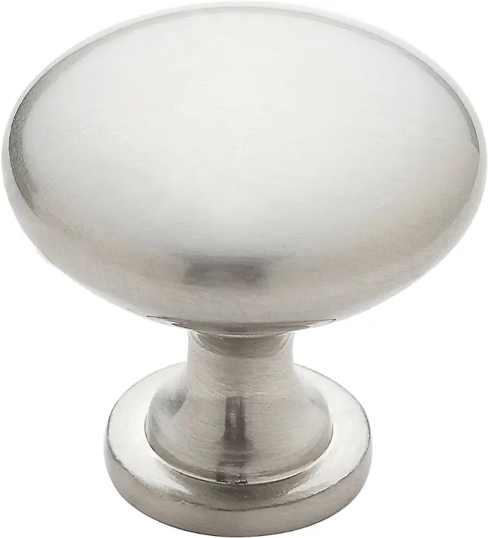 [026634150720] Satin Nickel Knob - 1-1/4"