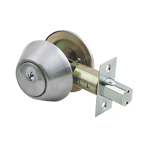 [7453010007157] Single Dead Bolt Lock Stainless Steel D-101s-s