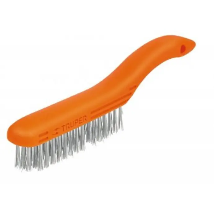 [7501206667910] Steel Brush 4 x 16 - Truper
