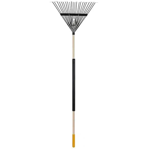 [755625012388] Steel Leaf Rake 22T - Tine W/ Grip - 719-8617