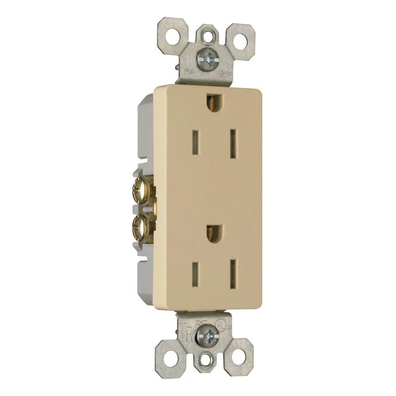 [078477122372] Surface Mount Outlet Ivory 15A/125V - 78V LEV 203-91-I