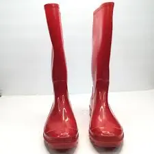 [638110010116] T-W RUBBER BOOTS #8 RED SOLE PR - BRRWB080