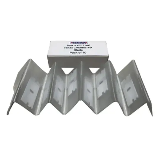 [VZ13140 ] TENAX NO.9 CERAMIC RAZOR BLADE PACK OF 10 - VZ13140