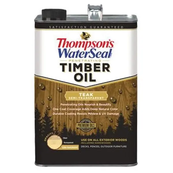 [032053488412] THOMPSON PENETRATING TIMBER OIL SEMI-TRANSPARENT WALNUT GAL - TH048841-16