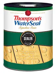 [032053918056] THOMPSON WATER SEAL SIGNATURE SERIES CLEAR EXTERIOR STAIN 5GAL