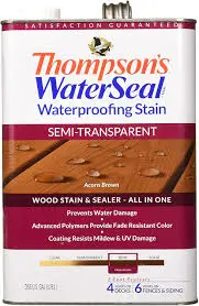 [032053428418] THOMPSON WATERPROOFING STAIN SEMI-TRANSPARENT ACRON BROWN GAL - TH042841-16