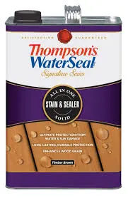 [032053938719] THOMPSON WATERPROOFING TIMBER BROWN SOLID EXTERIOR STAIN 1GAL - TH....