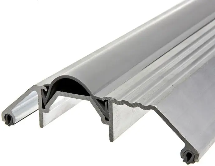 [077578014401] THRESHOLD 3-3/4 X 3/4 X 36" ALUM L-RUG SILVER FK