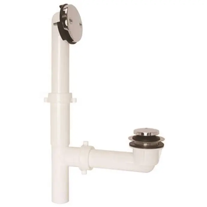 [076335715216] TOE TOUCH WASTE AND OVERFLOW 1-1/2 PVC - BD1521