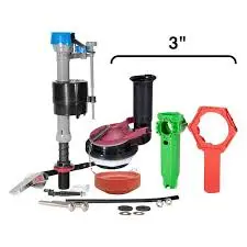 [052151223753] TOILET TANK REPAIR KIT -UNIVERSAL MULTICOLORED 181098