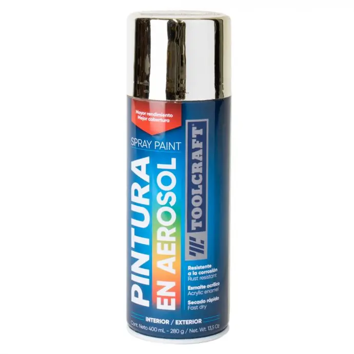 [7501892897547] TOOLCRAFT - SPRAY PAINT CHROME INT/EXT - TC1646