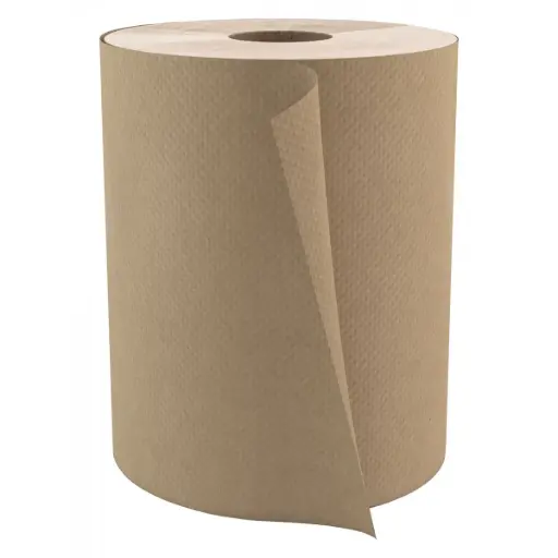 [030772048886] TOWEL PAPER BROWN/WHITE ROLL 305FT