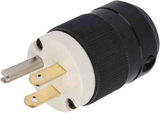 [7453038442763] TROEN MALE PLUG 15A-125V - ST3